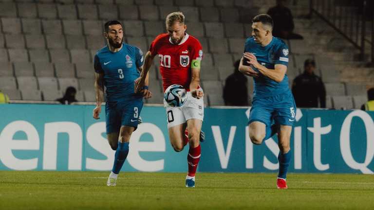 Азербайджан – Австрия – 0:1 / Фото Österreichischen Fußball-Bundes в соцсети Х