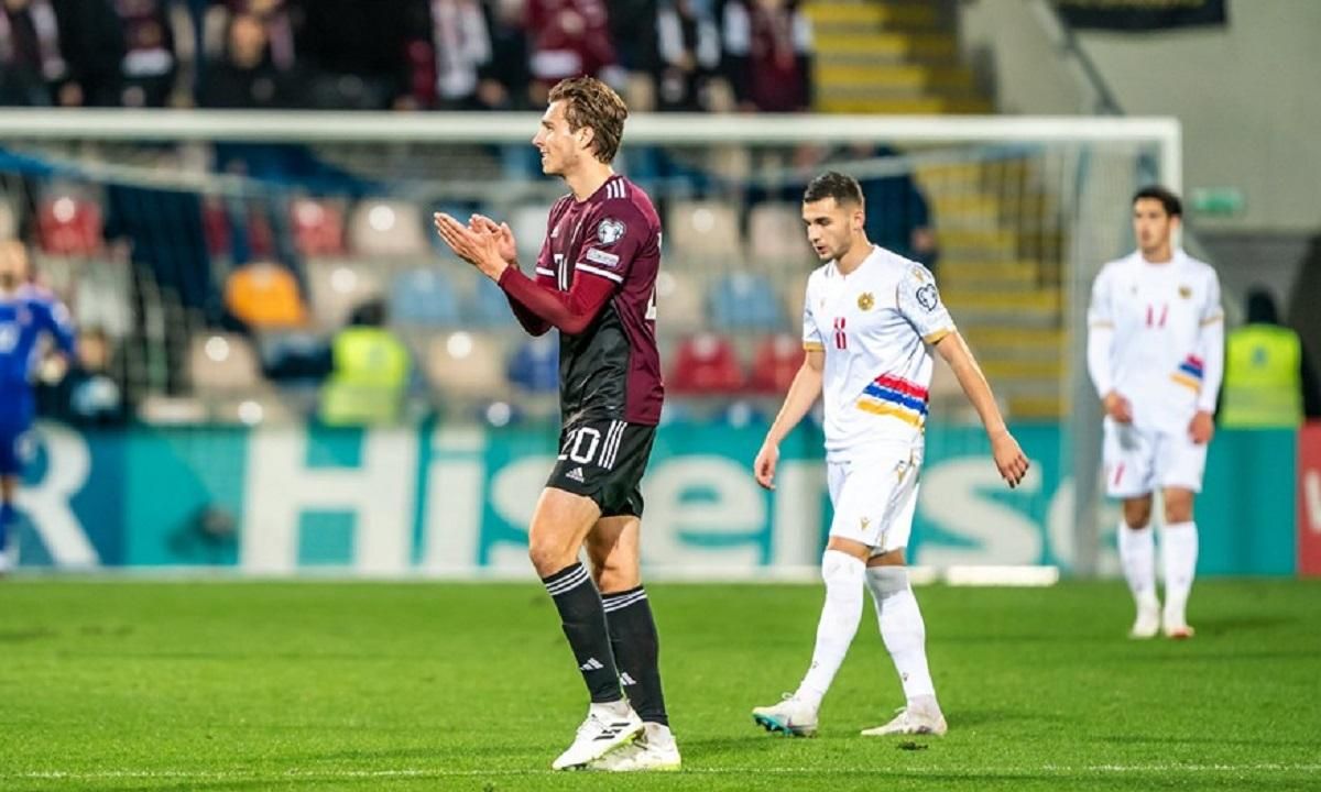 Латвія – Вірменія – 2:0 / Фото Futbola federācija
