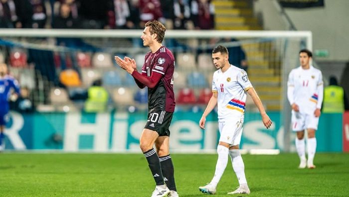 Поразка Петракова у відеоогляді матчу Латвія – Вірменія – 2:0