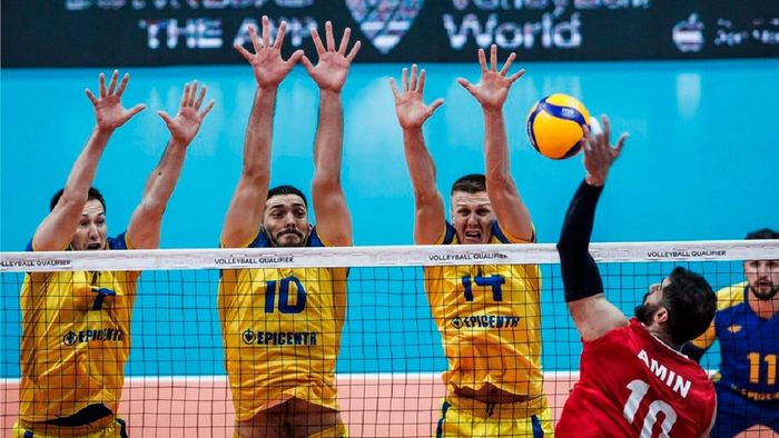 Сборная Украины по волейболу разгромила Иран и одержала первую победу в квалификации Олимпиады-2024