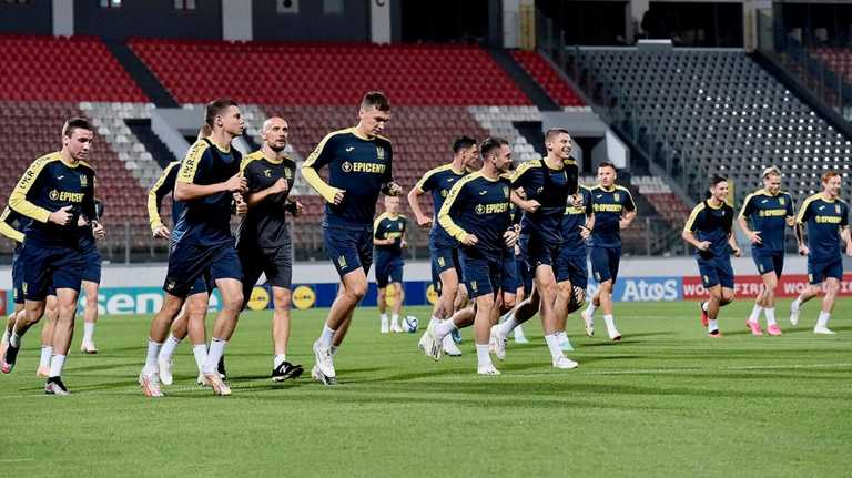 Тренування збірної України / Фото УАФ Тренування збірної України / Фото УАФ