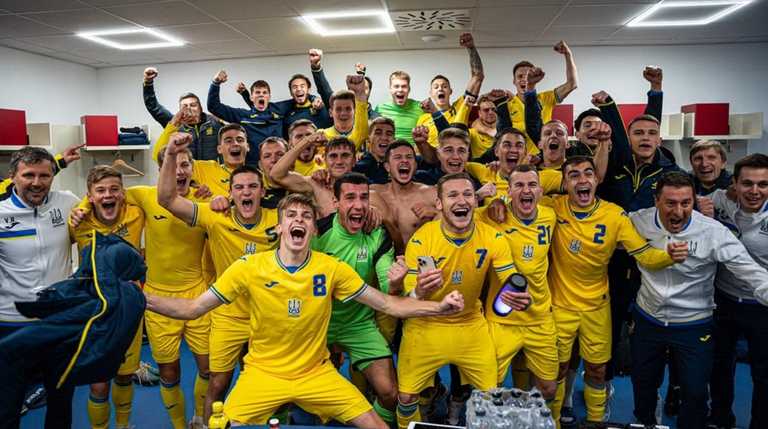 Збірна України U-21 тріумфує / Фото Twitter УАФ