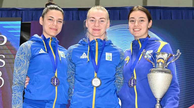 ЗбіУкраїнки – срібні призерки Кубка Європи / Фото European Fencing Confederation