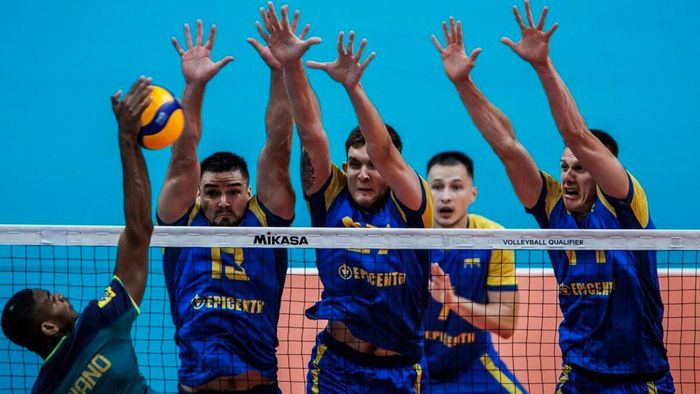 Сборная Украины с волейбола на тай-брейке уступила в драматическом матче олимпийского отбора