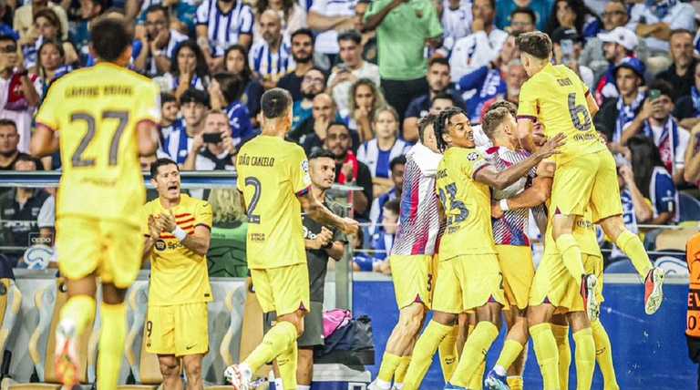 Барселона мінімально обіграла Порту / Фото Twitter каталонського клубу Барселона мінімально обіграла Порту / Фото Twitter каталонського клубу