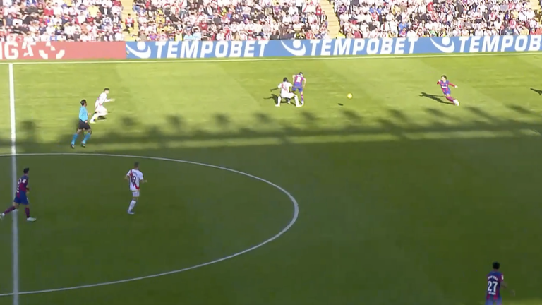 Райо Вальекано – Барселона / скриншот по трансляции Райо Вальекано – Барселона / скриншот по трансляции