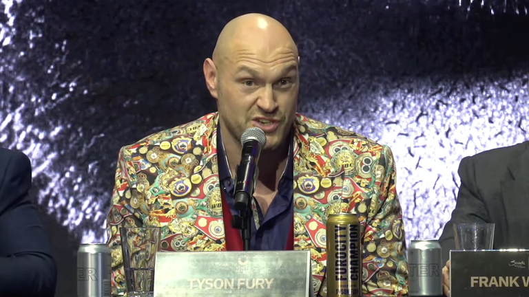 Тайсон Ф'юрі / скриншот з трансляції Тайсон Ф'юрі / скриншот з трансляції