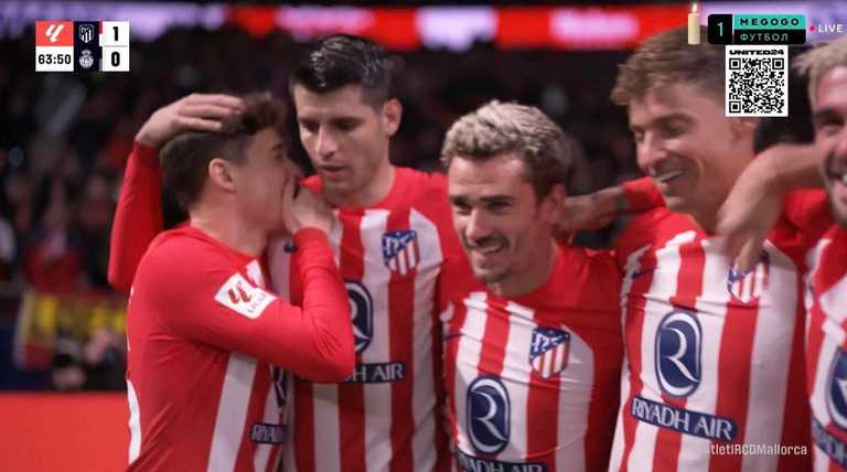 Грізманн забив єдиний гол / Скріншот з трансляції