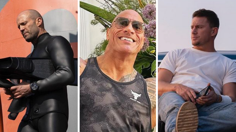 Джейсон Стейтем, Дуейн Джонсон, Ченнінг Тейтум / Фото instagram.com/jasonstatham, instagram.com/therock, instagram.com/channingtatum Джейсон Стейтем, Дуейн Джонсон, Ченнінг Тейтум / Фото instagram.com/jasonstatham, instagram.com/therock, instagram.com/channingtatum
