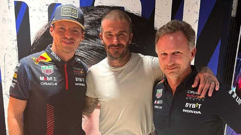 Девід Бекхем з Максом Ферстаппеном у гаражі Ред Булл / Фото instagram.com/davidbeckham Девід Бекхем з Максом Ферстаппеном у гаражі Ред Булл / Фото instagram.com/davidbeckham