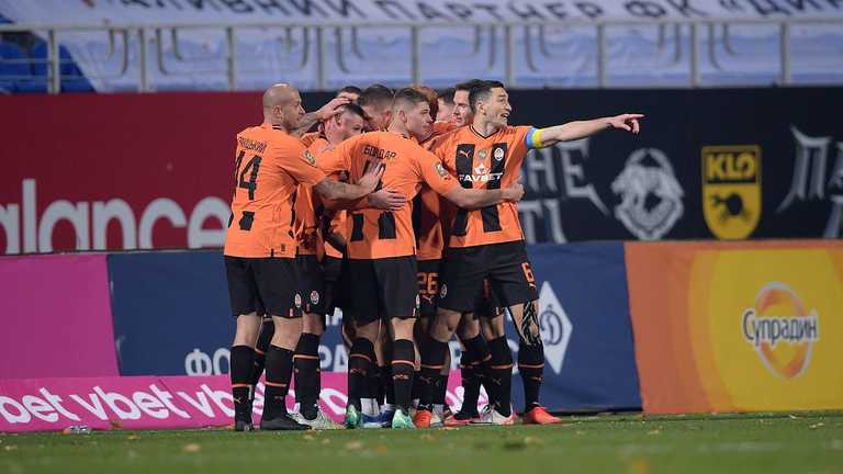 Гравці Шахтаря / Фото прес-служба "гірників" Гравці Шахтаря / Фото прес-служба "гірників"