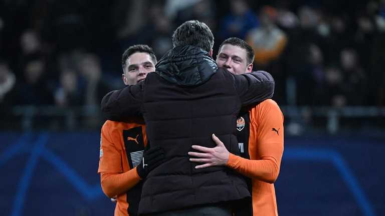 Георгій Судаков, Маріно Пушіч і Микола Матвієнко / Фото ФК Шахтар Георгій Судаков, Маріно Пушіч і Микола Матвієнко / Фото ФК Шахтар