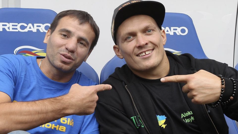 Котельник та Усик / фото instagram.com/kotelnyk_andriy Котельник та Усик / фото instagram.com/kotelnyk_andriy