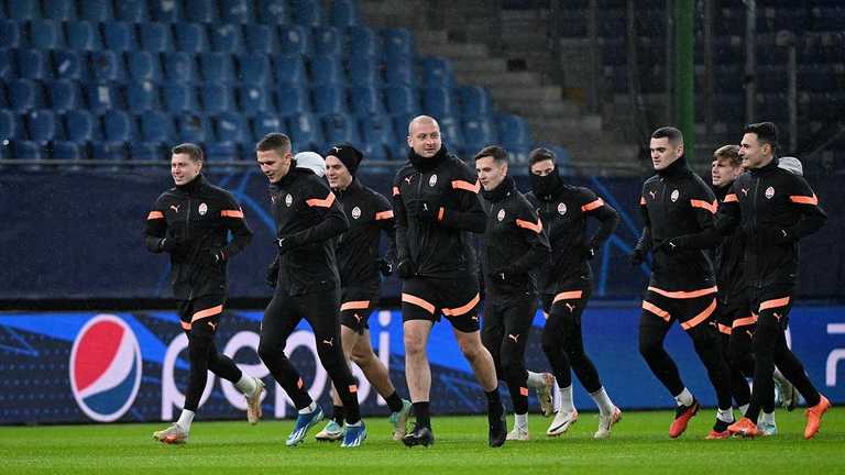 Шахтер на тренировке / Фото донецкого клуба в соцсети X Шахтер на тренировке / Фото донецкого клуба в соцсети X