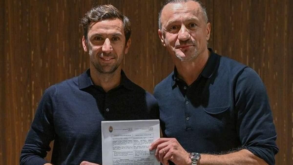 Дарио Срна и Марио Станич / фото ФК Шахтер