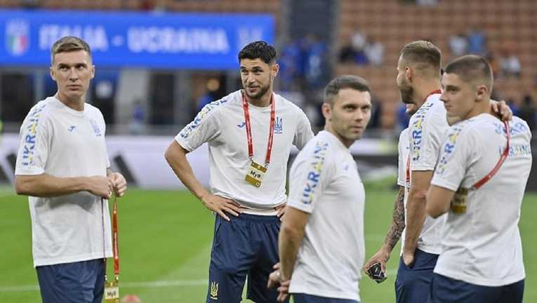 Игроки сборной Украины / Фото Павла Кубанова Игроки сборной Украины / Фото Павла Кубанова
