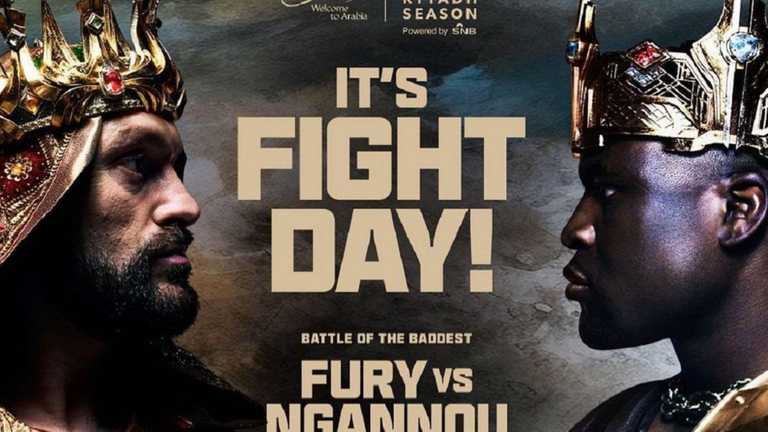Ф'юрі і Нганну / Офіційний постер поєдинку Ф'юрі і Нганну / Офіційний постер поєдинку