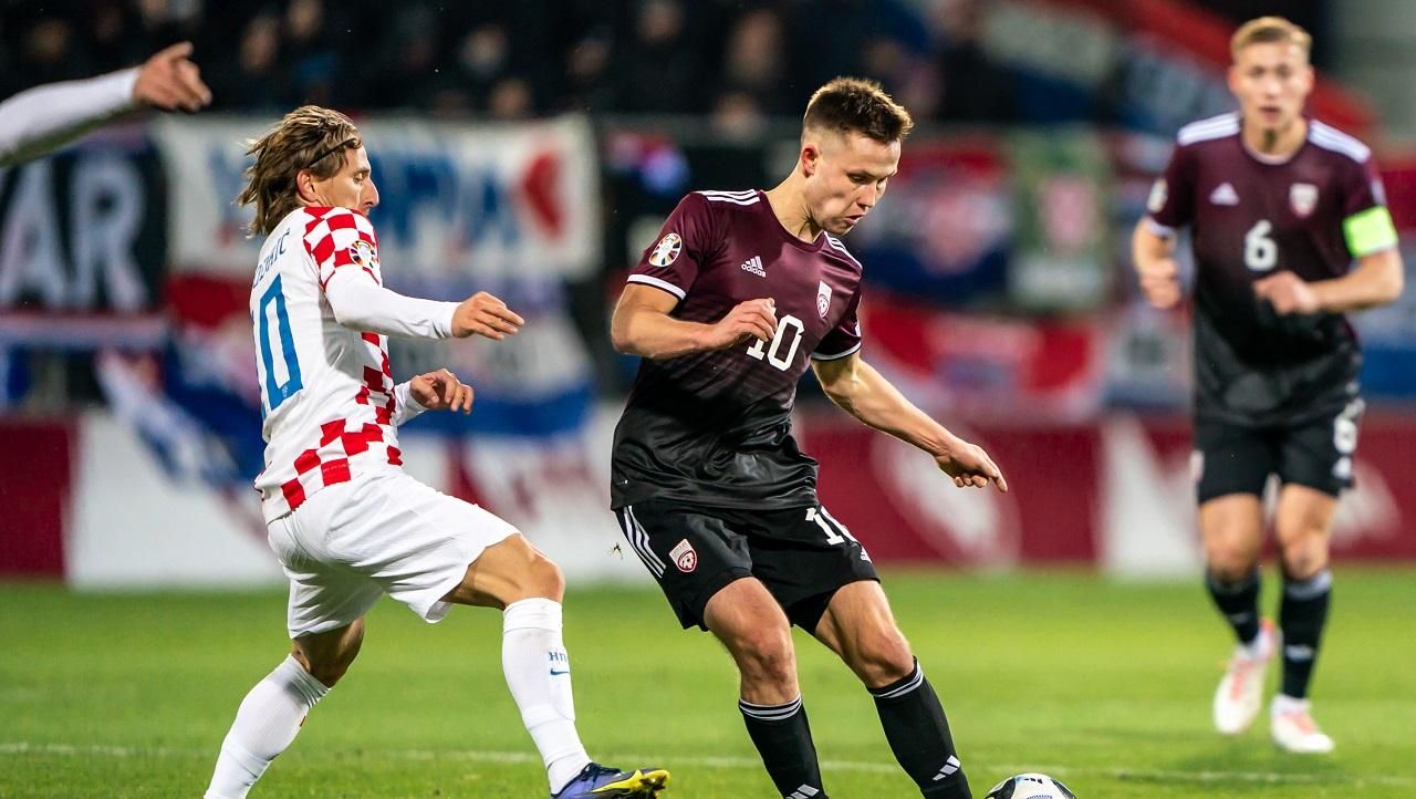 Латвія – Хорватія – 0:2 / Фото Latvijas Futbola federācija