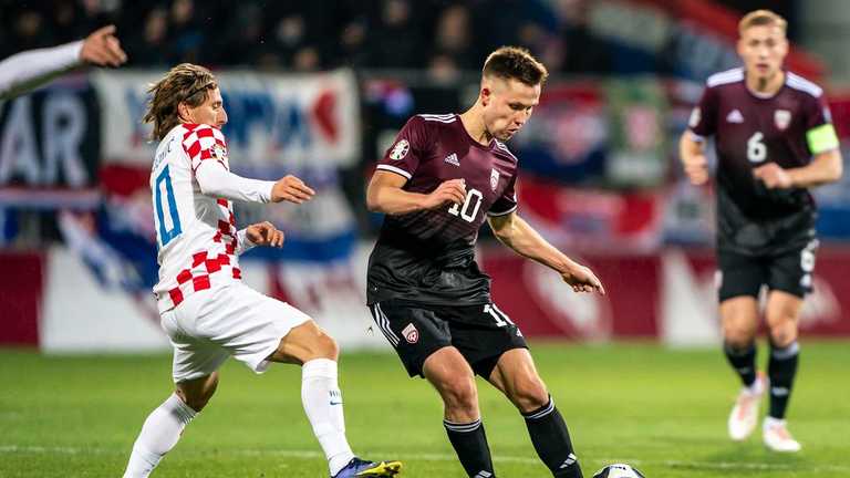 Латвия – Хорватия – 0:2 / Фото Latvijas Futbola federācija