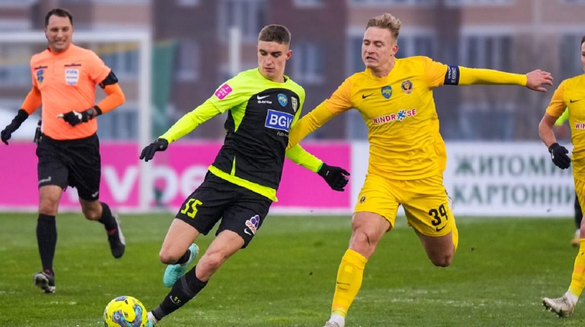 Полесье и СК Днепр-1 сыграли вничью / Фото УПЛ