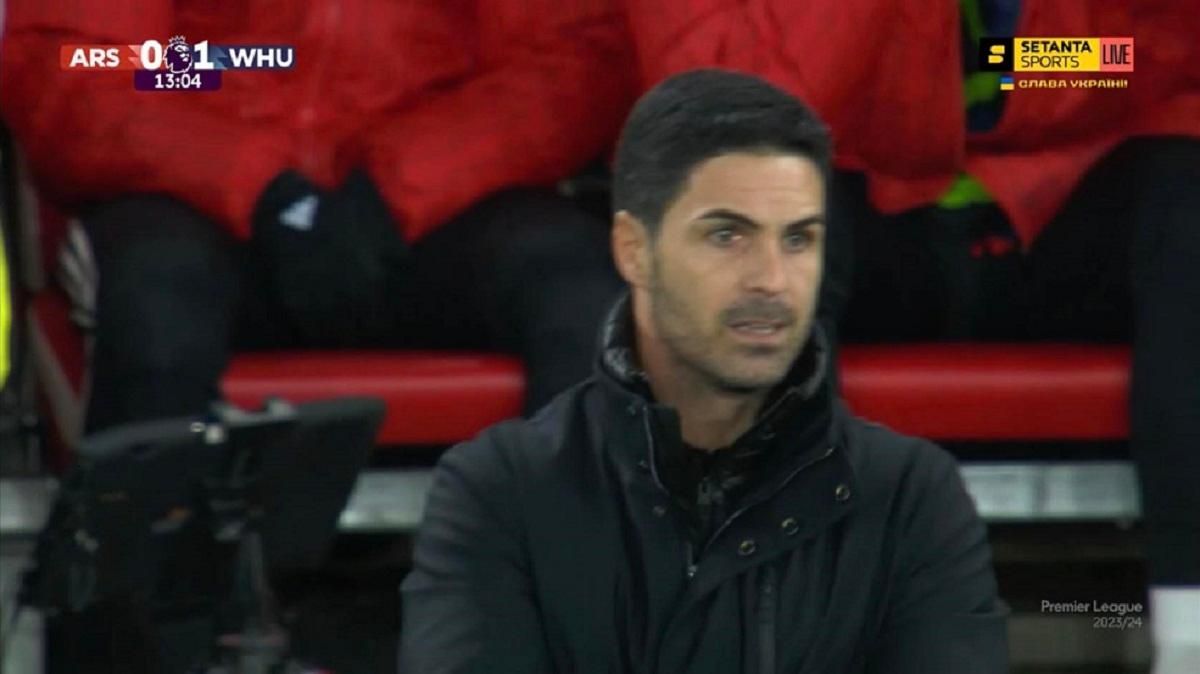 Мікель Артета / Скріншот з трансляції