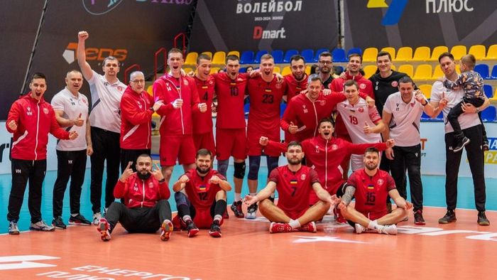 Волейбольный Прометей разбил сербский Партизан в 1/8 финала Кубка ЕКВ