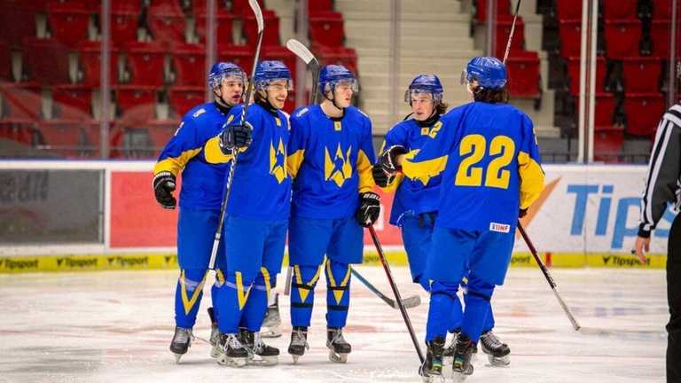 Молодежная сборная Украины по хоккею / фото: ФХУ