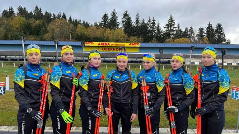 Представительницы юношеской сборной Украины по биатлону / Фото фейсбук Валерии Шейгас Представительницы юношеской сборной Украины по биатлону / Фото фейсбук Валерии Шейгас