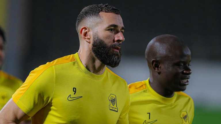 Карім Бензема і Нголо Канте / Фото Аль-Іттіхад Карім Бензема і Нголо Канте / Фото Аль-Іттіхад