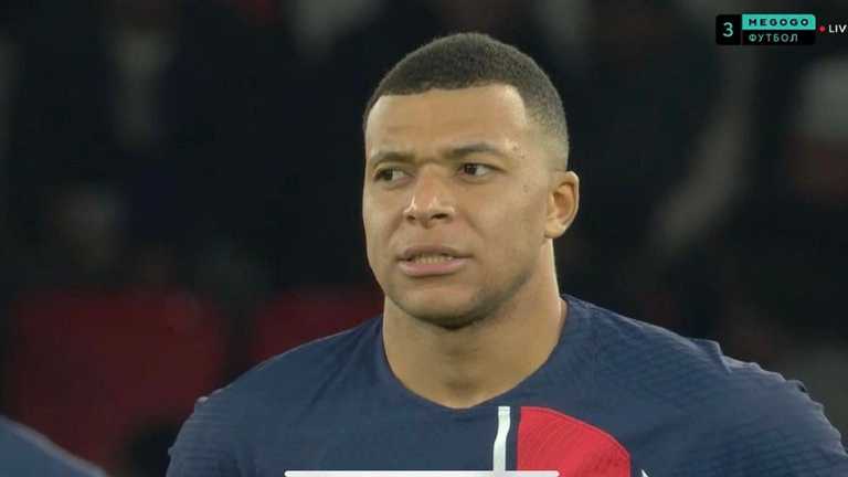 Килиан Мбаппе / Скриншот с трансляции Килиан Мбаппе / Скриншот с трансляции