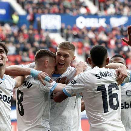 Віктор Циганков і Артем Довбик / Jesus Diges / EFE Віктор Циганков і Артем Довбик / Jesus Diges / EFE