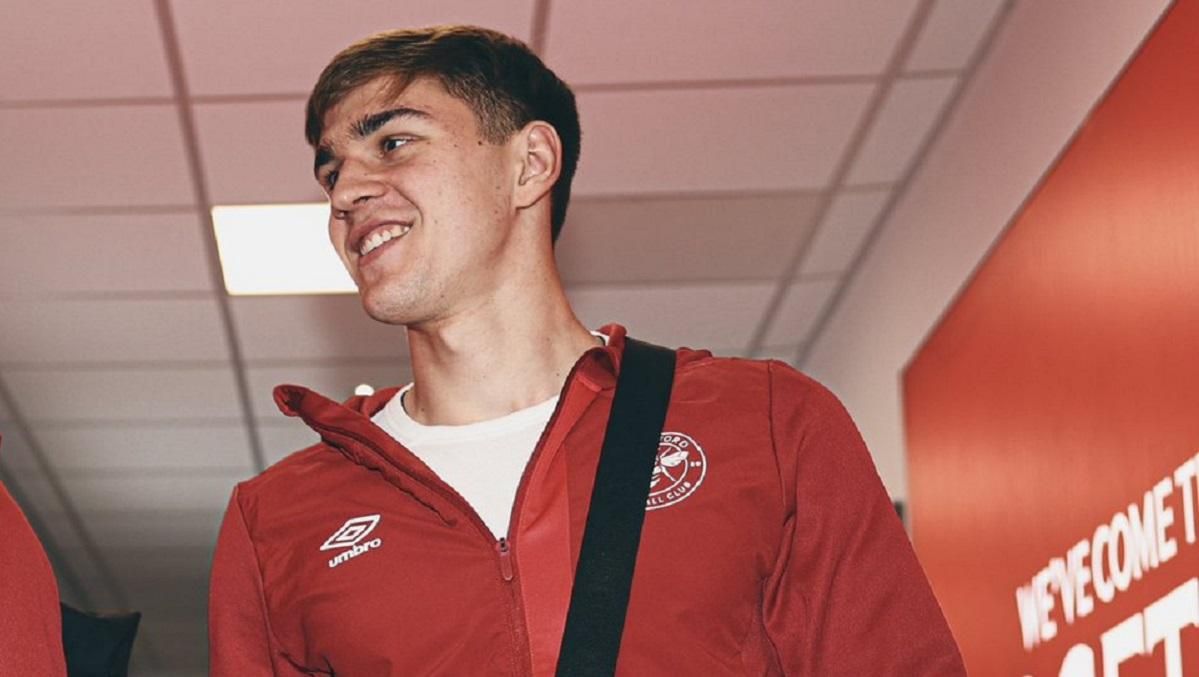 Єгор Ярмолюк / Фото зі сторінки Брентфорда в соцмережі X