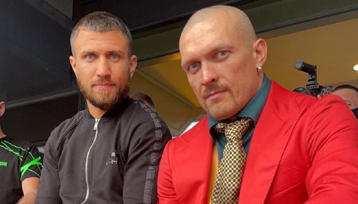 Василь Ломаченко і Олександр Усик / Фото instagram.com/usykaa