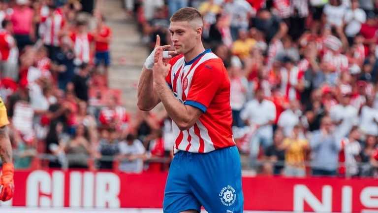 Артем Довбик / Фото ФК Жирона Артем Довбик / Фото ФК Жирона