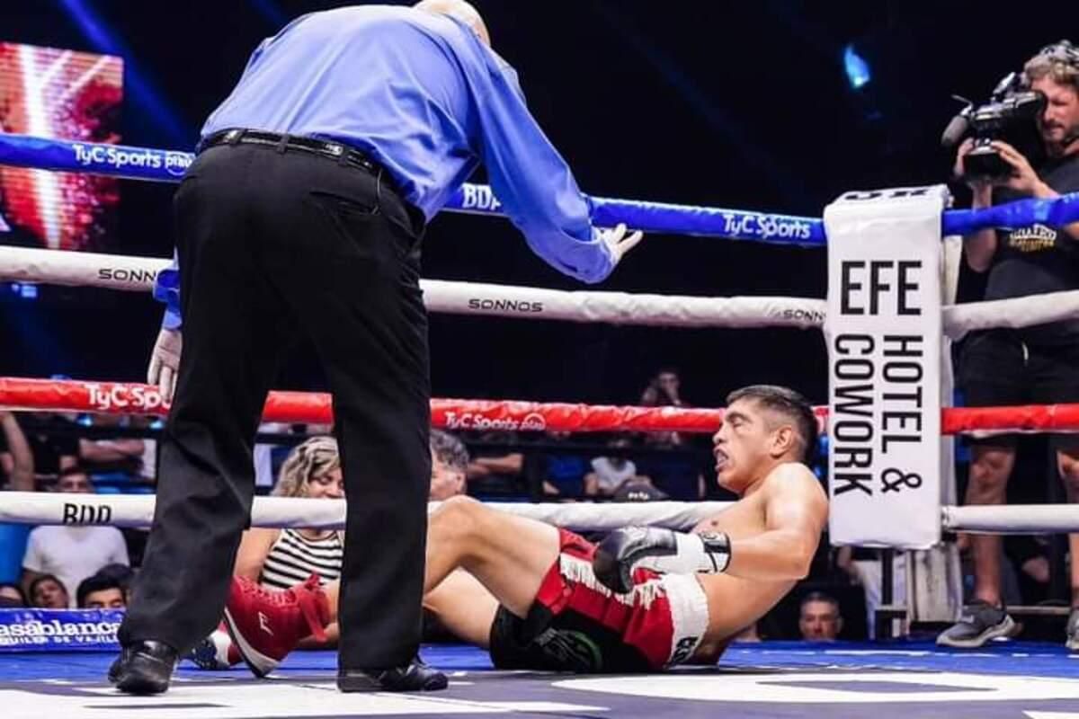 Хав'єр Хосе Клеверо після нокауту / Фото з twitter