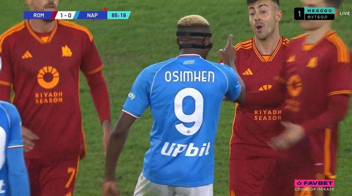 Побоище с 14 желтыми карточками в видеообзоре матча Рома – Наполи – 2:0
