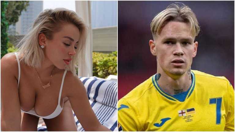 Віолетта (Берт) Грачова та Михайло Мудрик / Колаж Спорт 24 / Фото instagram.com/violetta.bert / УАФ