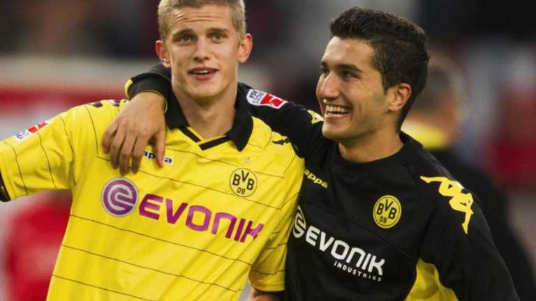 Свен Бендер та Нурі Шахін у складі Борусії / Фото з Twitter Свен Бендер та Нурі Шахін у складі Борусії / Фото з Twitter