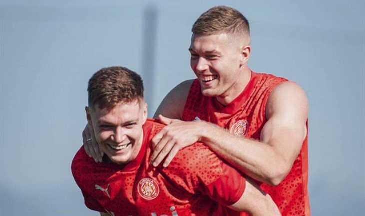 Цыганков и Довбык / фото ФК Жирона