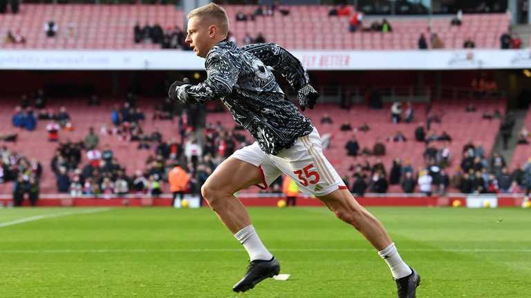 Олександр Зінченко / Фото Арсенала у соцмережі X Олександр Зінченко / Фото Арсенала у соцмережі X