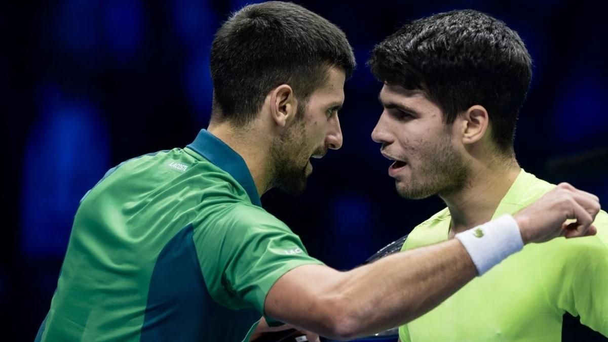Новак Джококвич и Карлос Алькарас / Фото Imago, Nicolo Campo Новак Джококвич и Карлос Алькарас / Фото Imago, Nicolo Campo