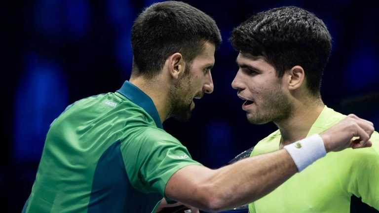 Новак Джококвіч і Карлос Алькарас / Фото Imago, Nicolo Campo Новак Джококвіч і Карлос Алькарас / Фото Imago, Nicolo Campo