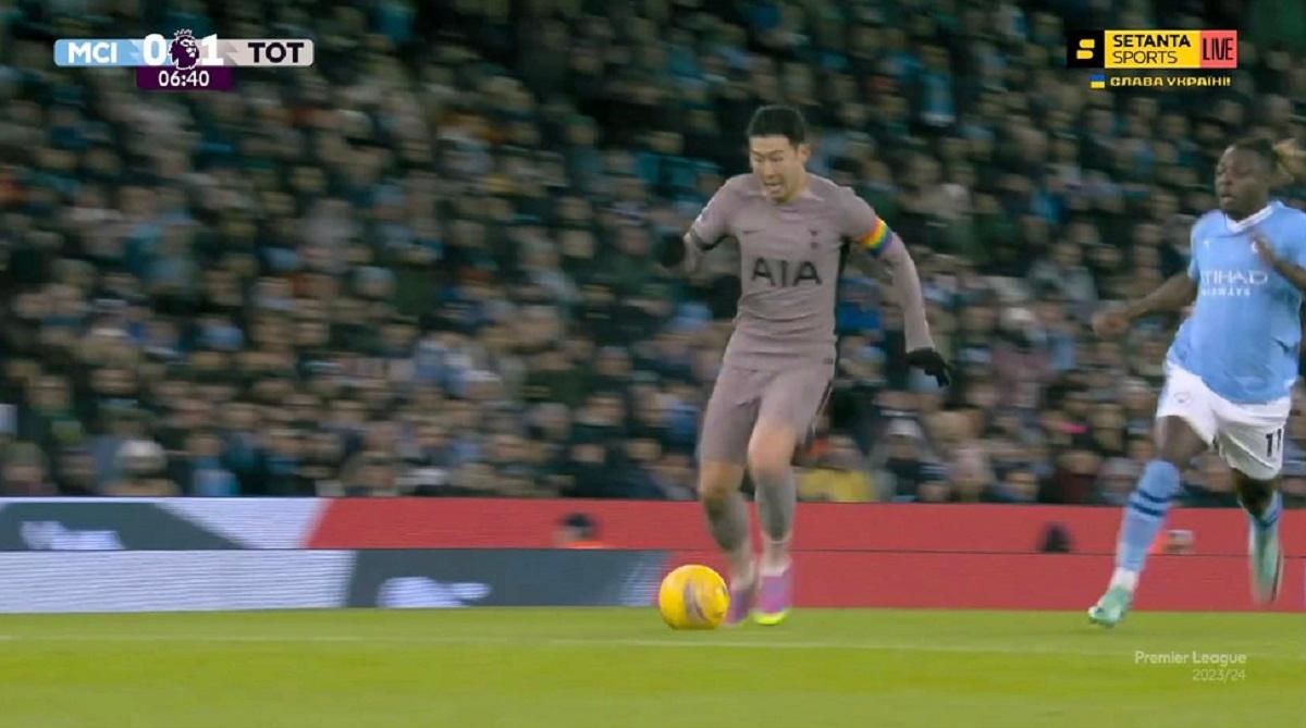 Сон забив гол і автогол / Скріншот з трансляції