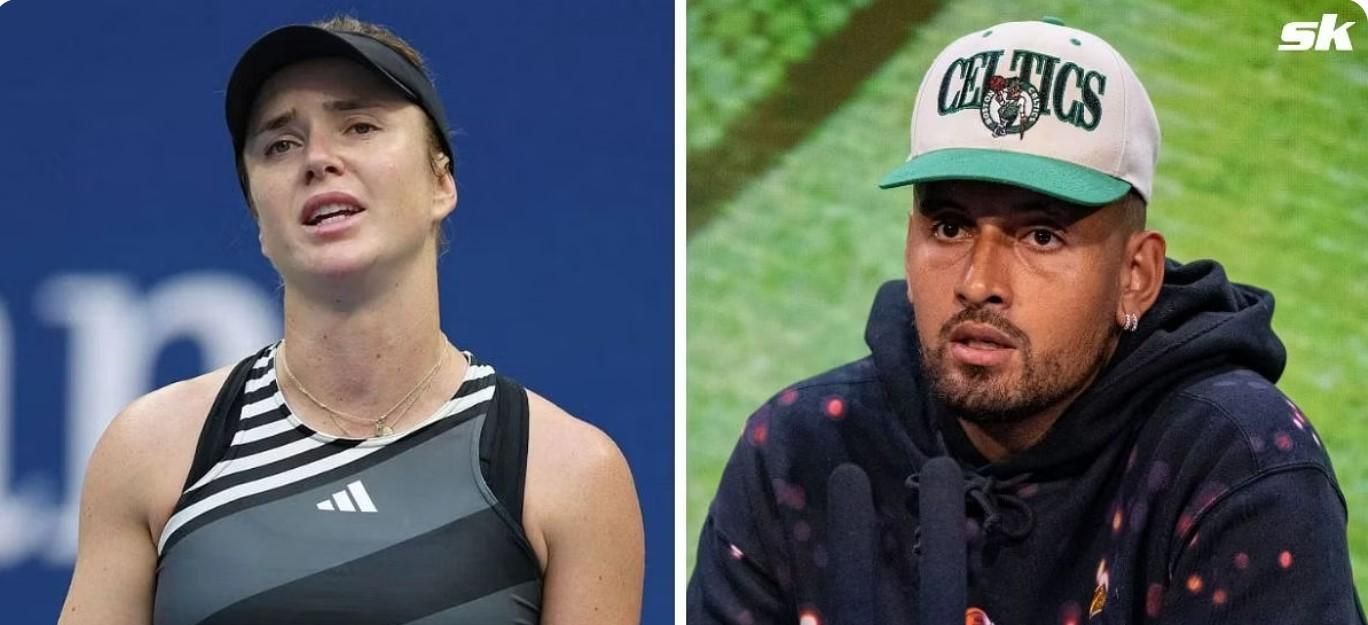 Элина Светолина та Ник Кириос / Фото Sportskeeda 