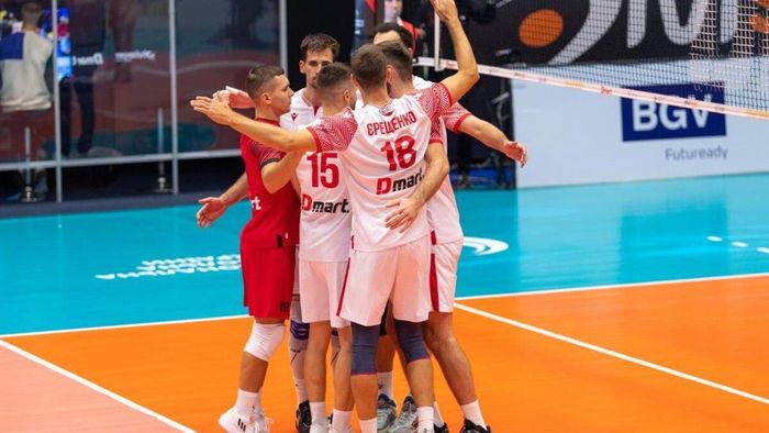 Волейбольный Прометей вышел в плей-офф мужского Кубка ЕКВ, снова разнеся сербский Партизан