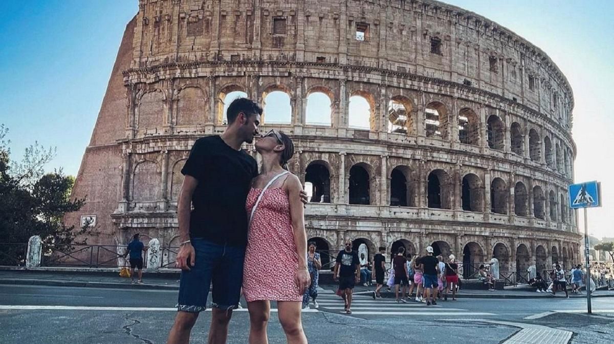 Ольга Харлан с любимым / Фото instagram.com/olgakharlan