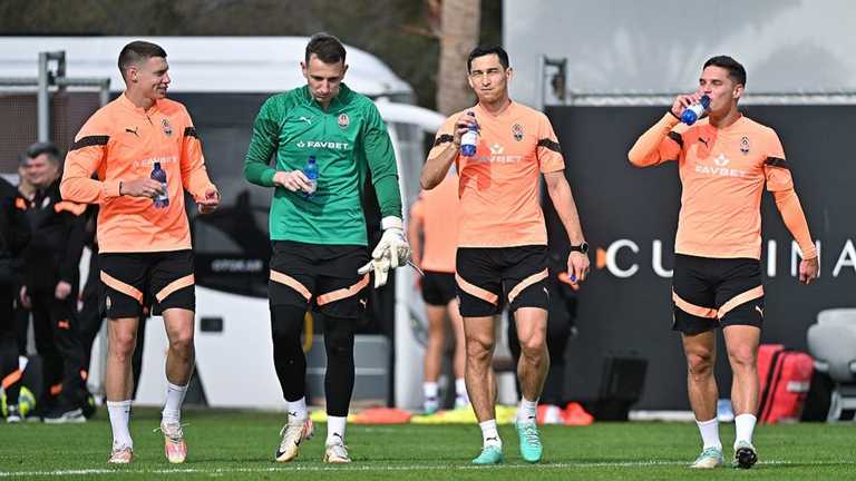 Шахтер на сборах / Фото из соцсети X Шахтер на сборах / Фото из соцсети X