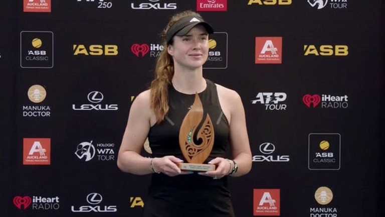 Элина Свитолина / Скриншот трансляции Элина Свитолина / Скриншот трансляции