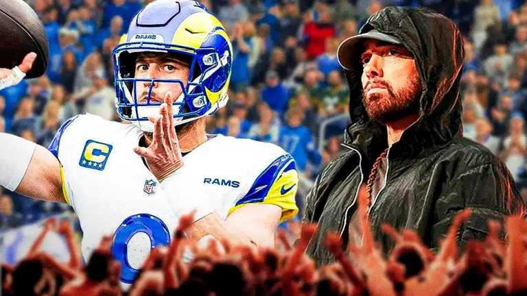 Детройт Лайонс – Лос-Анджелес Ремс; Емінем / ілюстрація: ClutchPoints Детройт Лайонс – Лос-Анджелес Ремс; Емінем / ілюстрація: ClutchPoints