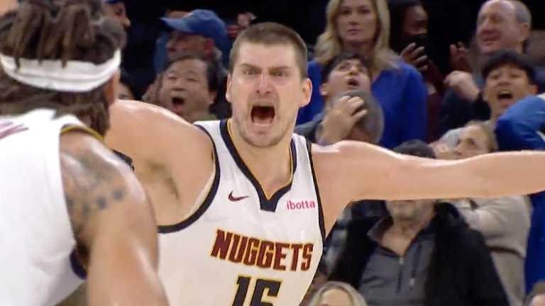 Никола Йокич / Скриншот трансляции Никола Йокич / Скриншот трансляции